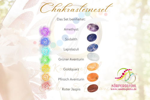 Chakrasteine Set 7 Handschmeichler