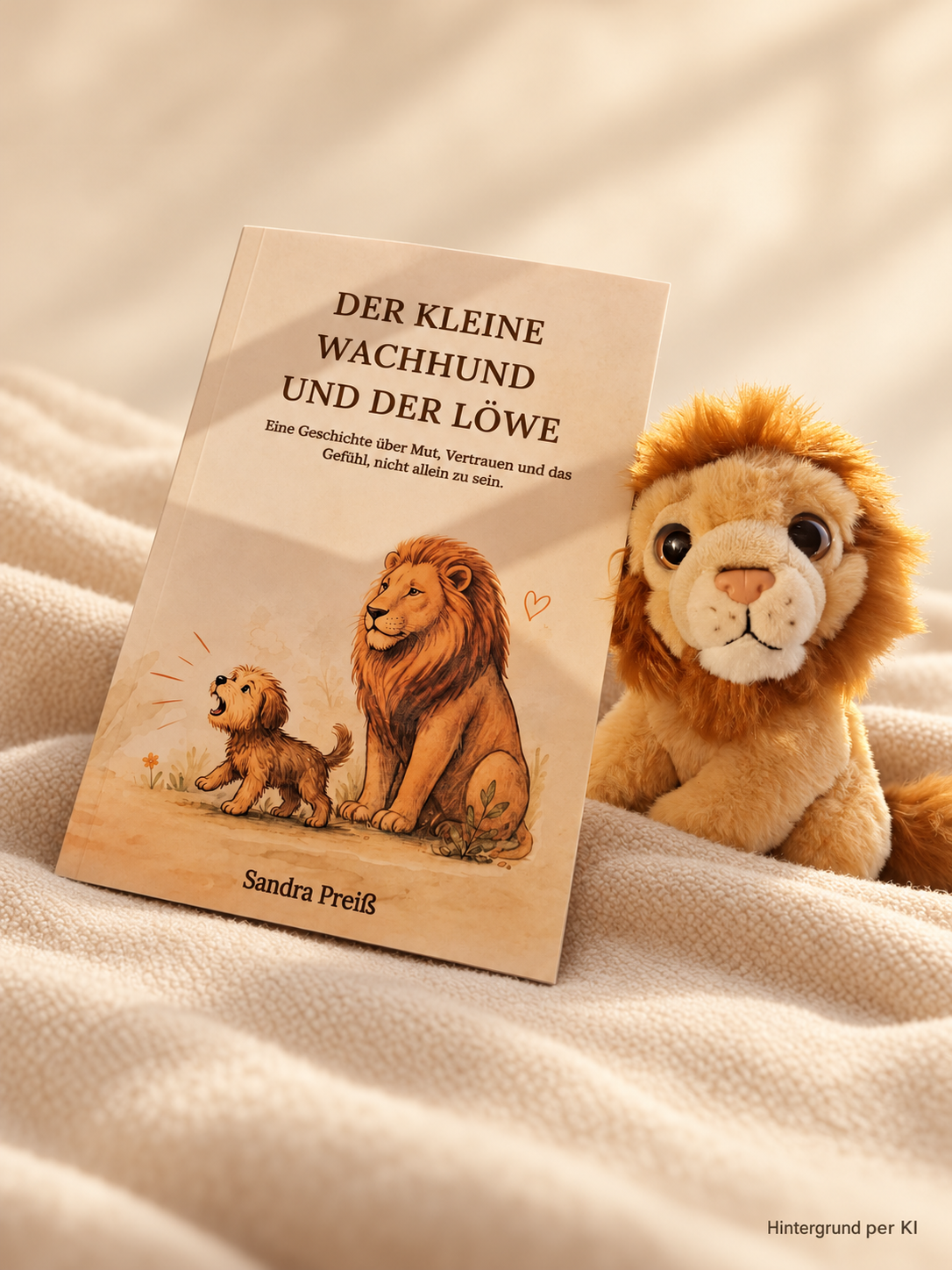 Der kleine Wachhund und der Löwe - Geschenkset mit Kuschellöwen